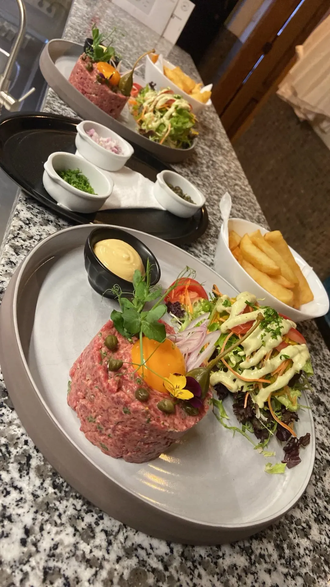 Americain préparé du Chef